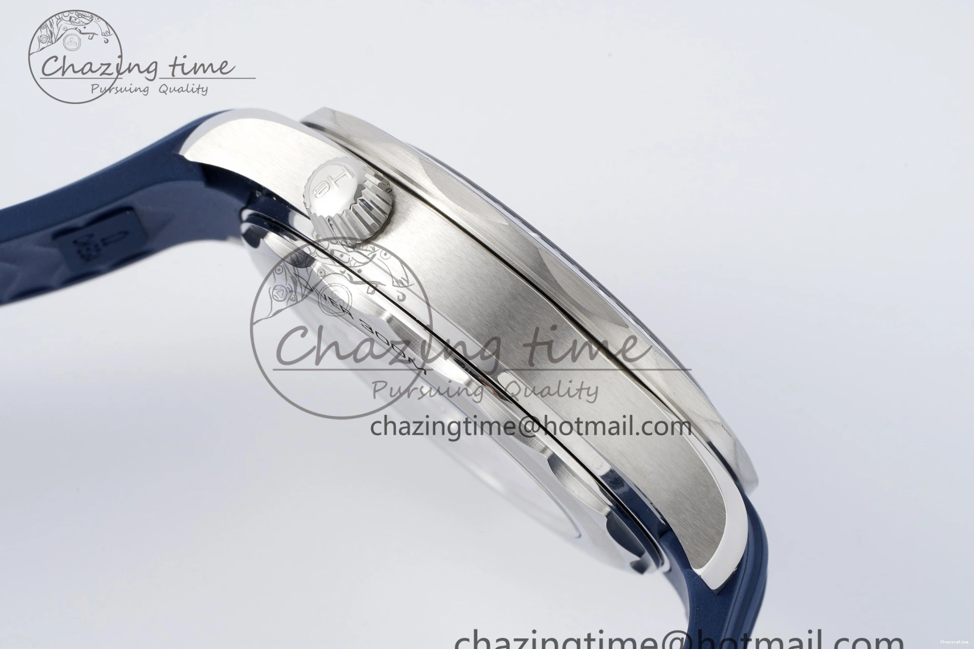 0305 SmartChoice Seamaster Diver 300M ZF 1:1 Best Edition Blue Ceramic Gray Dial on Blue Rubber Strap A 7735